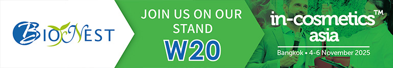 BioNest Banner - 2025 IN-COSMETICTM ASIA