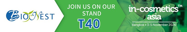 BioNest Banner - 2026 IN-COSMETICTM ASIA